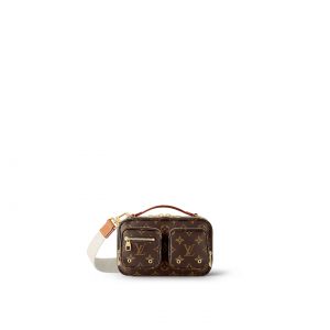 ショルダーバッグ・ポシェット Louis Vuitton Utility Crossbody Monogram Brown M80446 LOUIS VUITTON Utility crossbody Shoulder Bag M80446 Monogram