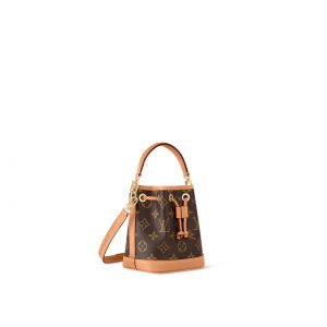 ショルダーバッグ・ポシェット Louis Vuitton Noe Monogram Nano Brown Handbag M81266 Nano Noé Monogram - Women - Small Leather Goods | LOUIS