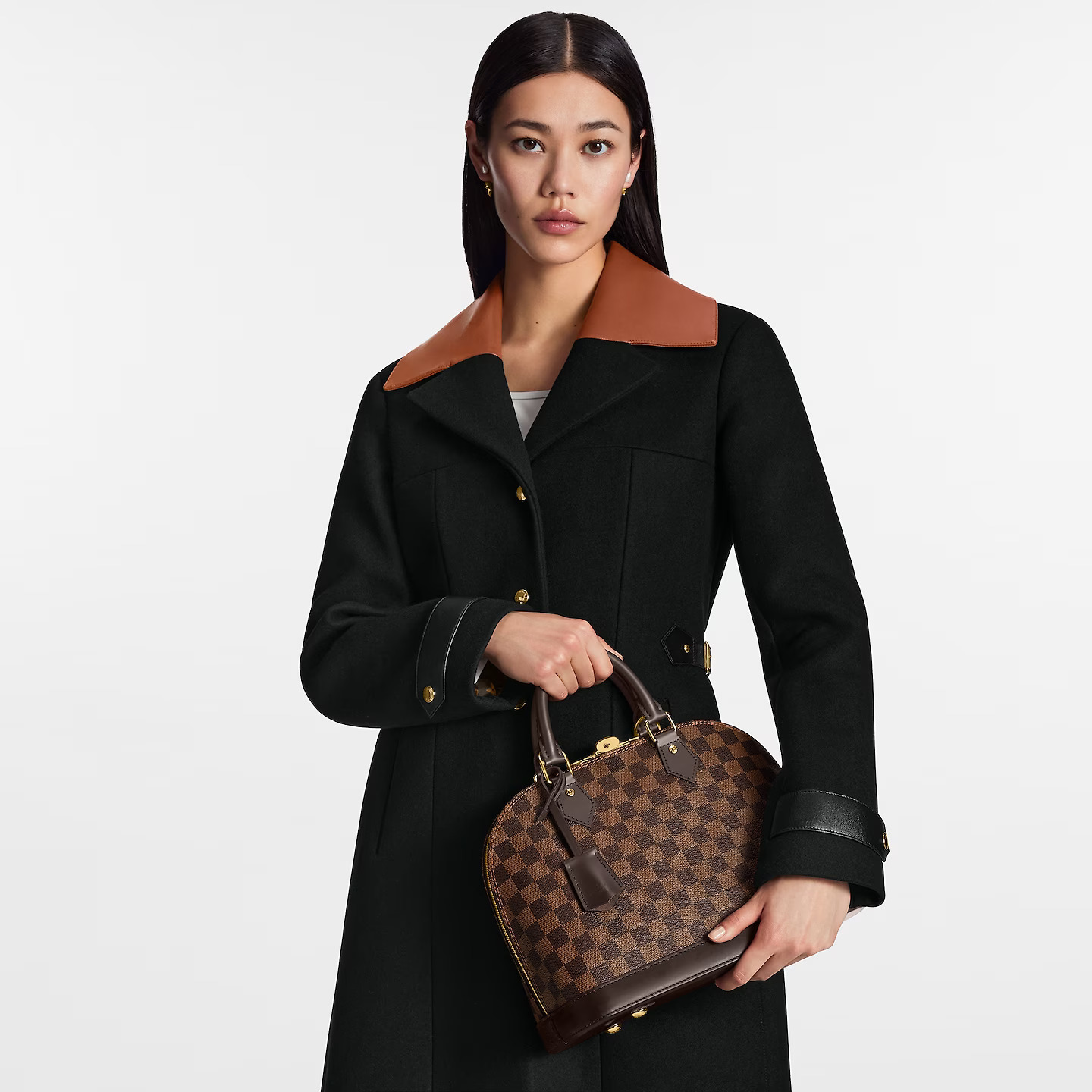 【ルイヴィトン・Louis Vuitton 】Alma PM N53151 Outlet Louis Vuitton Damier Ebene coated canvas N53151 Alma
