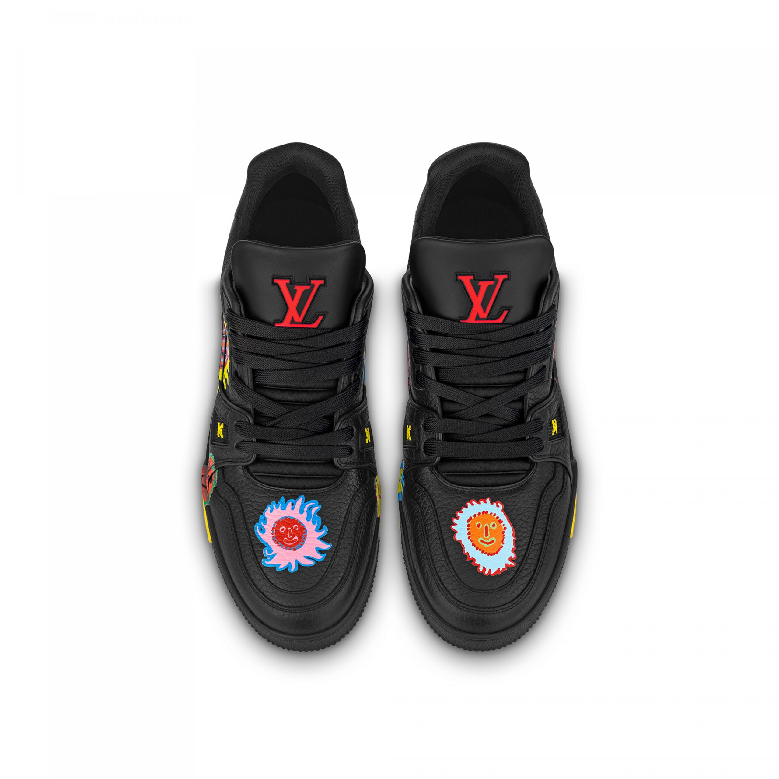 Outlet Louis Vuitton Trainer Sneaker LV x YK Black 1ABD2W On