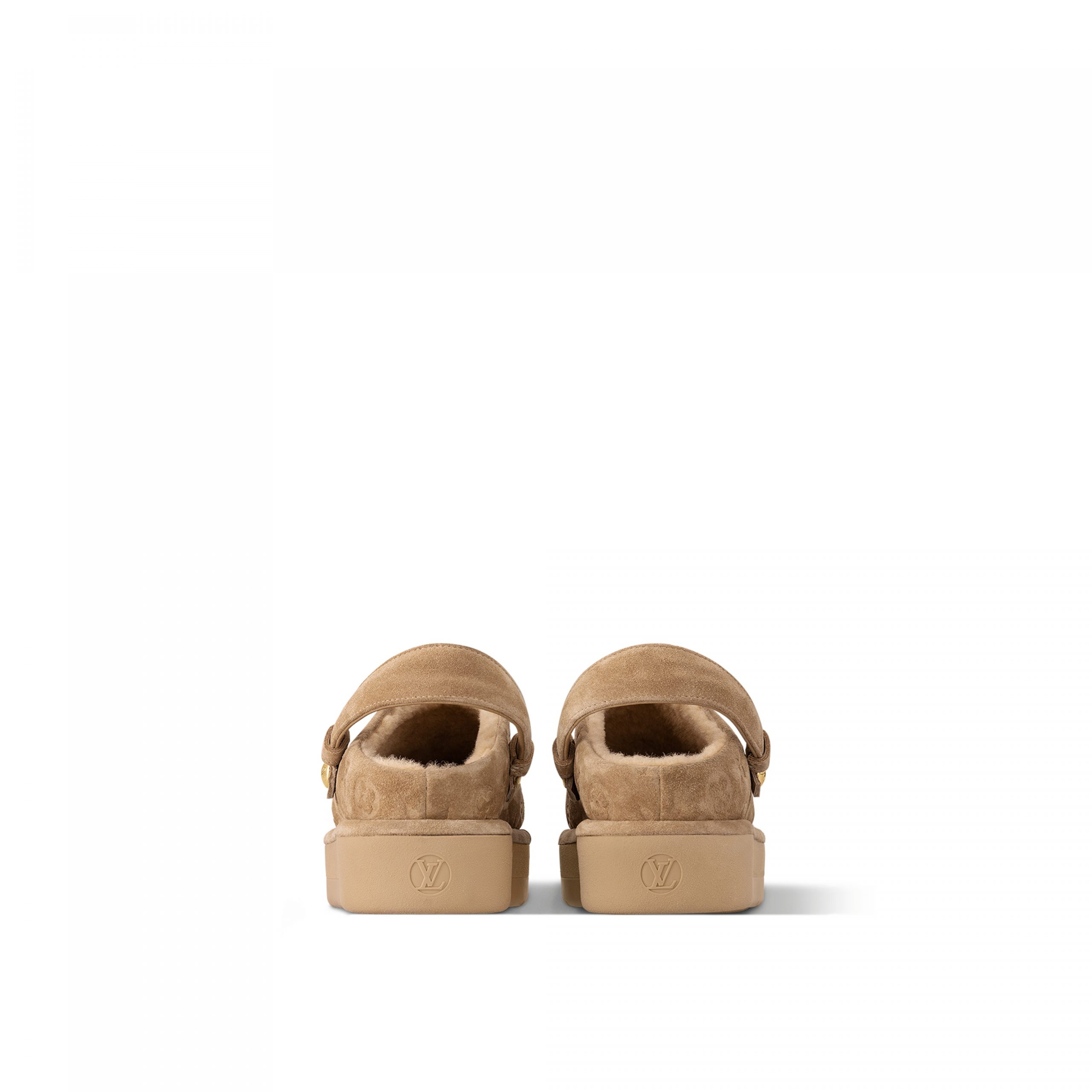 Outlet Louis Vuitton Aspen Platform Clog Beige 1ACHWZ On