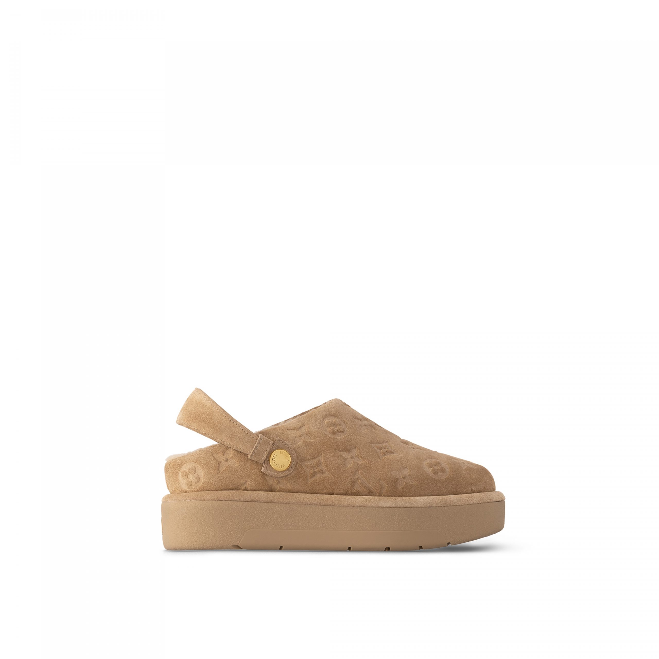 Outlet Louis Vuitton Aspen Platform Clog Beige 1ACHWZ On