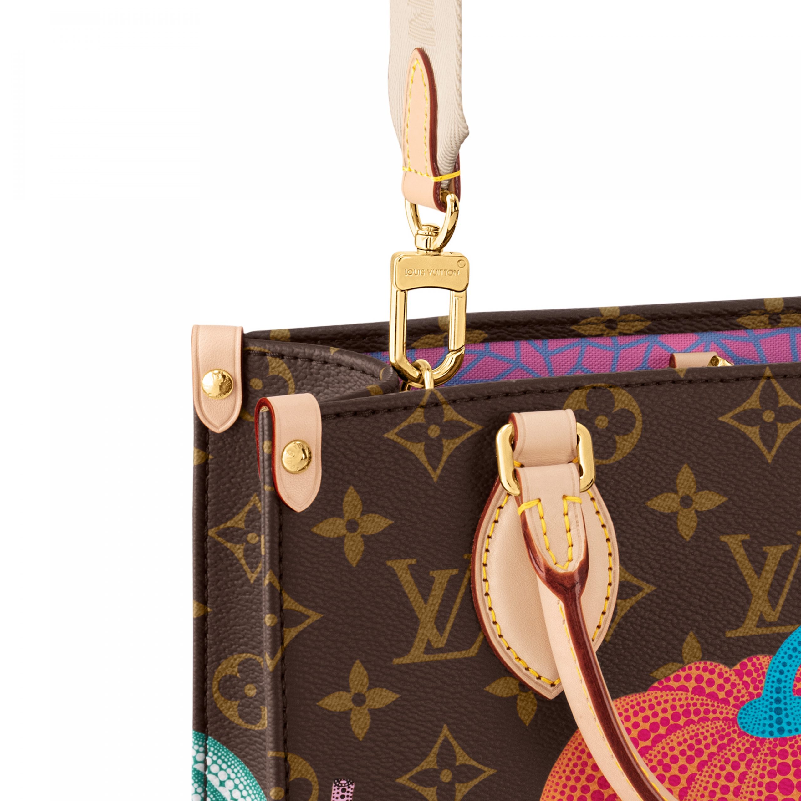 Outlet Louis Vuitton LV x YK OnTheGo PM M46467 Pumpkin print