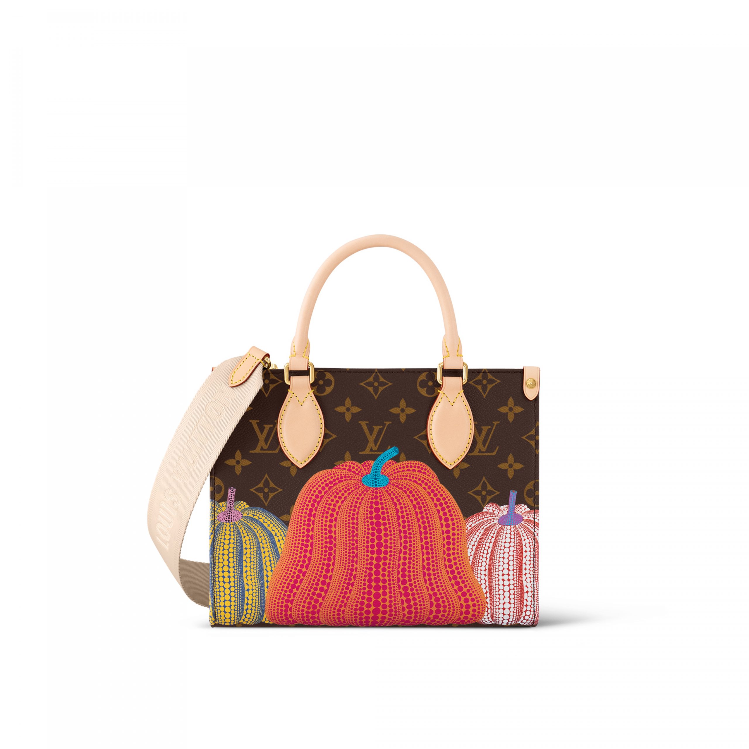 Outlet Louis Vuitton LV x YK OnTheGo PM M46467 Pumpkin print