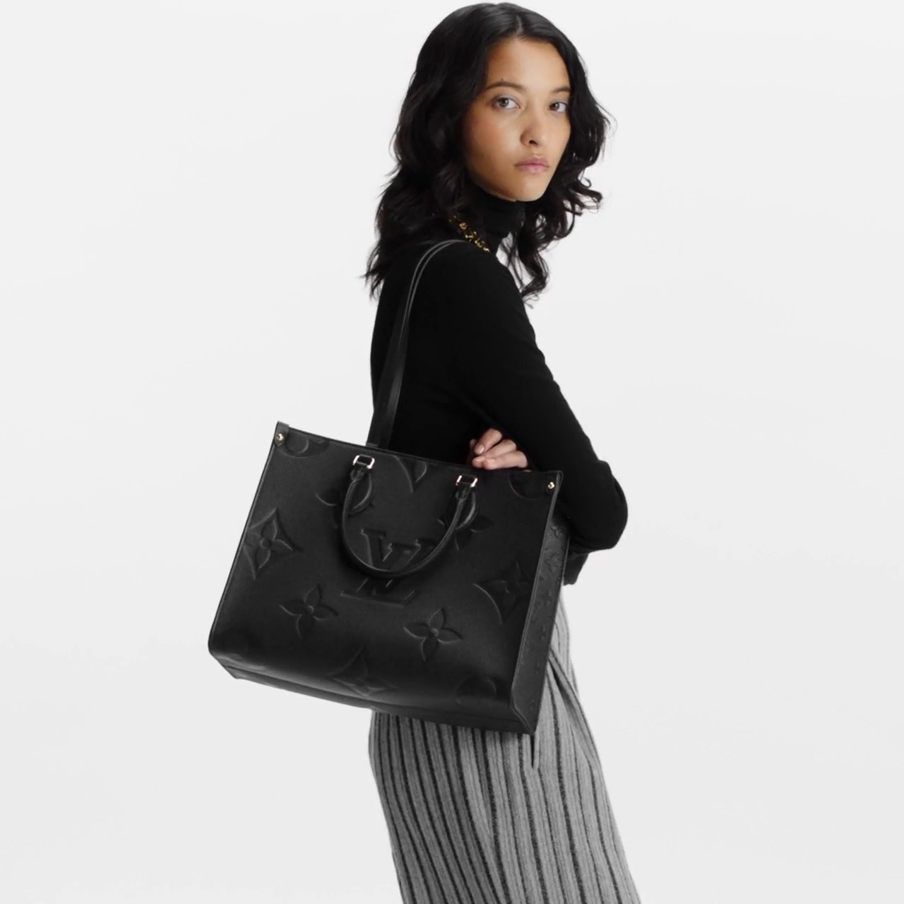 Outlet Louis Vuitton OnTheGo MM M45595 Black On Sale - Louis