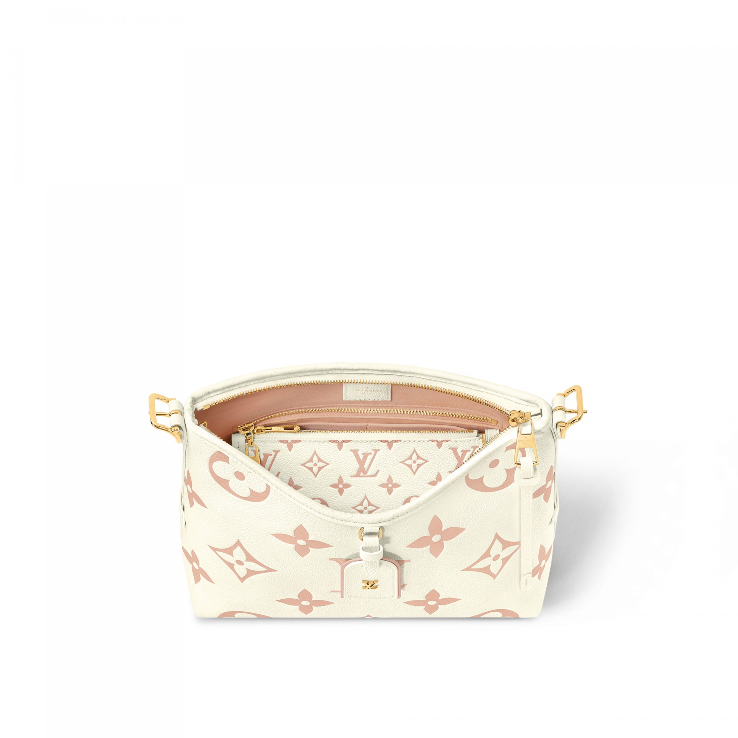 Outlet Louis Vuitton M24141 CarryAll PM Latte/Chamallow On