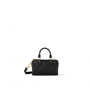 【ルイヴィトン・Louis Vuitton 】Nano Speedy M82450 Nano Speedy Monogram Empreinte Leather - Women - Small