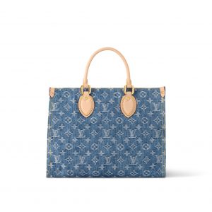 Louis Vuitton Onthego MM Summer Blue トートバッグ Louis Vuitton Onthego MM Summer Blue トートバッグ (Louis