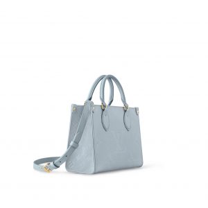 【ルイヴィトン・Louis Vuitton 】OnTheGo PM M46840 Outlet Louis Vuitton M46840 OnTheGo PM Blue Hour On Sale