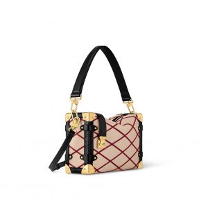 【ルイヴィトン・Louis Vuitton 】Side Trunk MM M24403 Outlet Louis Vuitton M24403 Side Trunk MM Malletage Beige