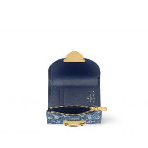 ★デニムがお洒落★【LOUIS VUITTON】ヴィクトリンウォレット すぐ届く ルイヴィトン コピー デニム 折りたたみ財布