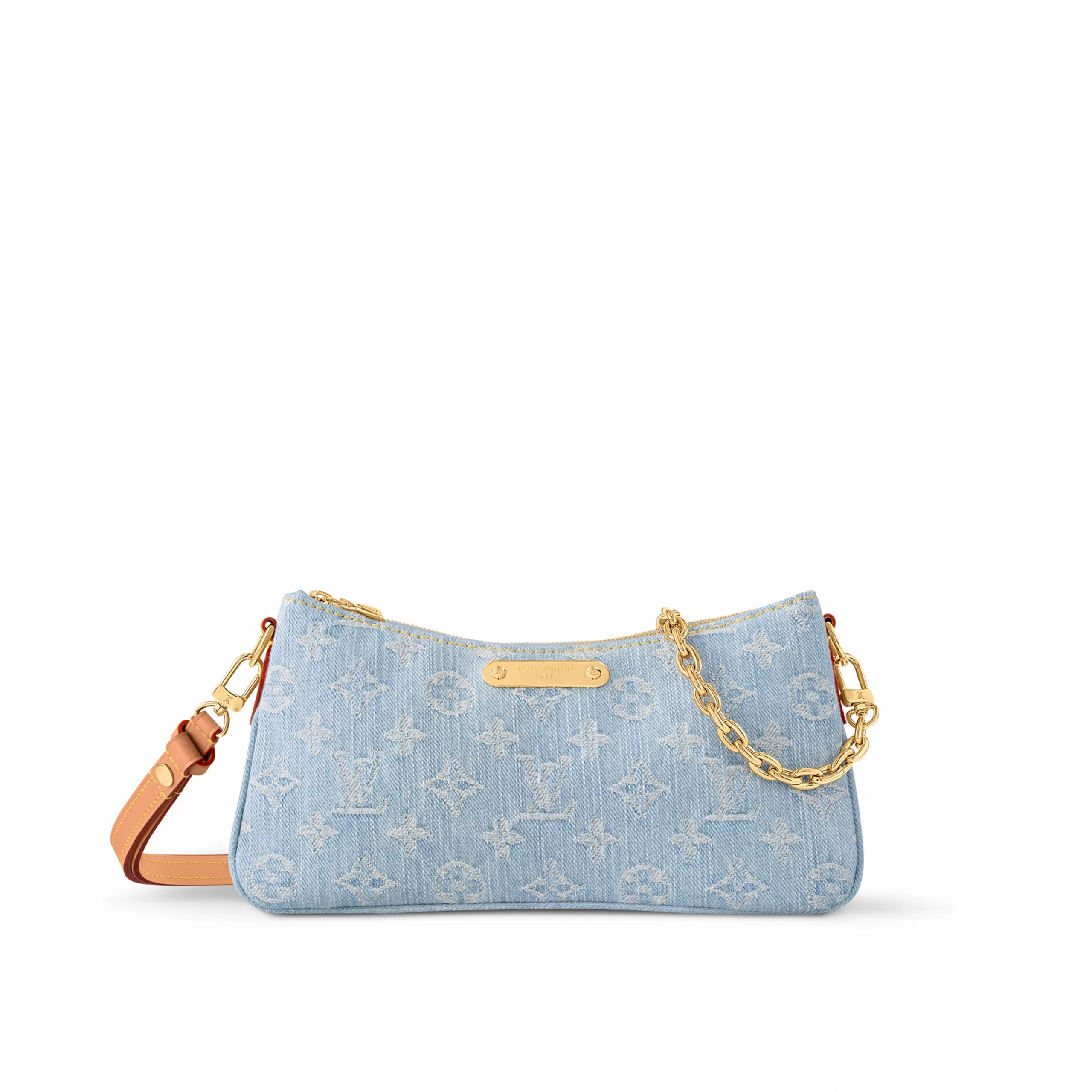送料込◆希少品♪【LOUIS VUITTON】Liv Pochette Sky Blue Denim LOUIS VUITTON Monogram Denim Liv Pochette Sky Blue 1534006