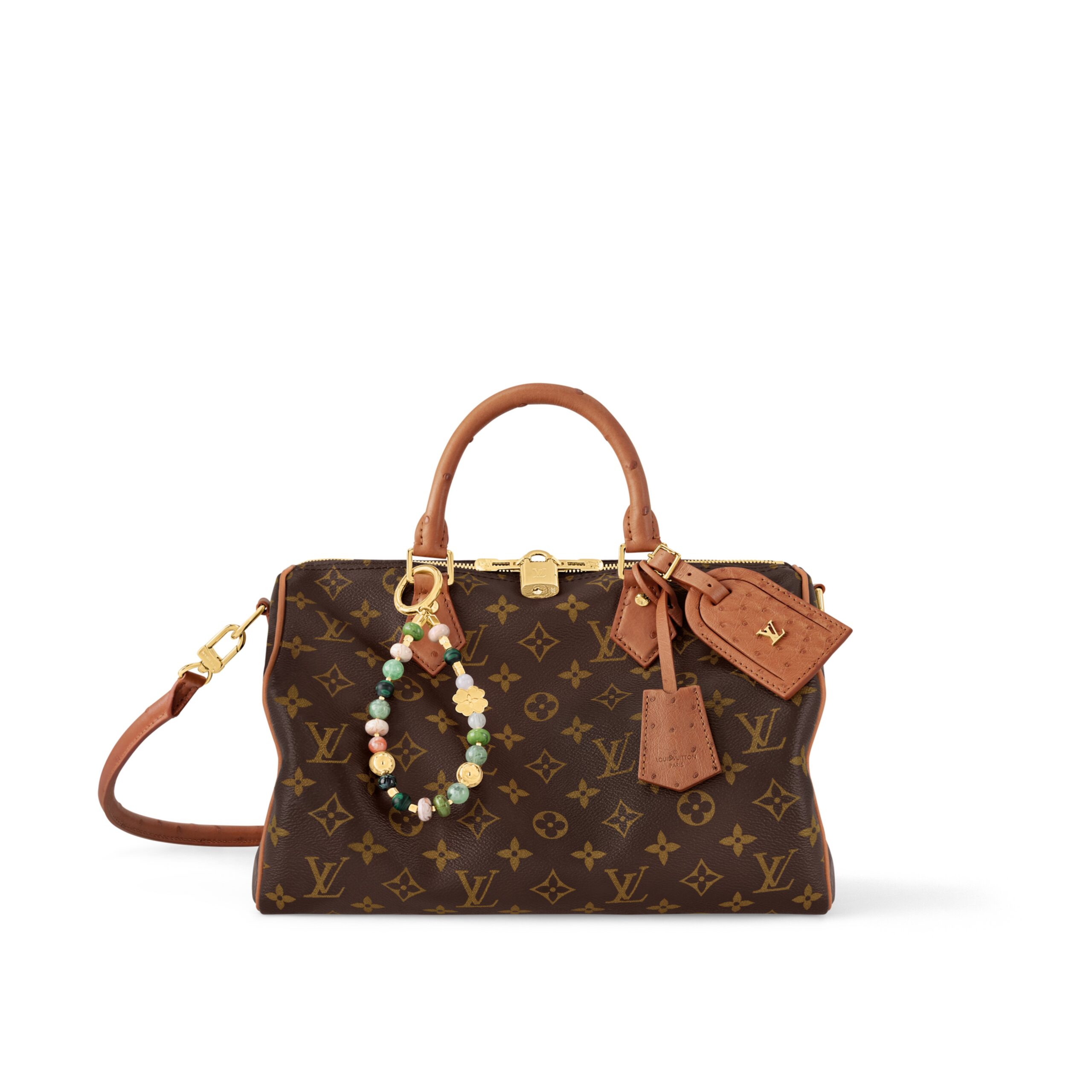 *LV*Speedy Soft 30 Boho ビーズ装飾付き ボストンバッグ N87212 LV*Speedy Soft 30 Boho ビーズ装飾付き ボストンバッグ N87212