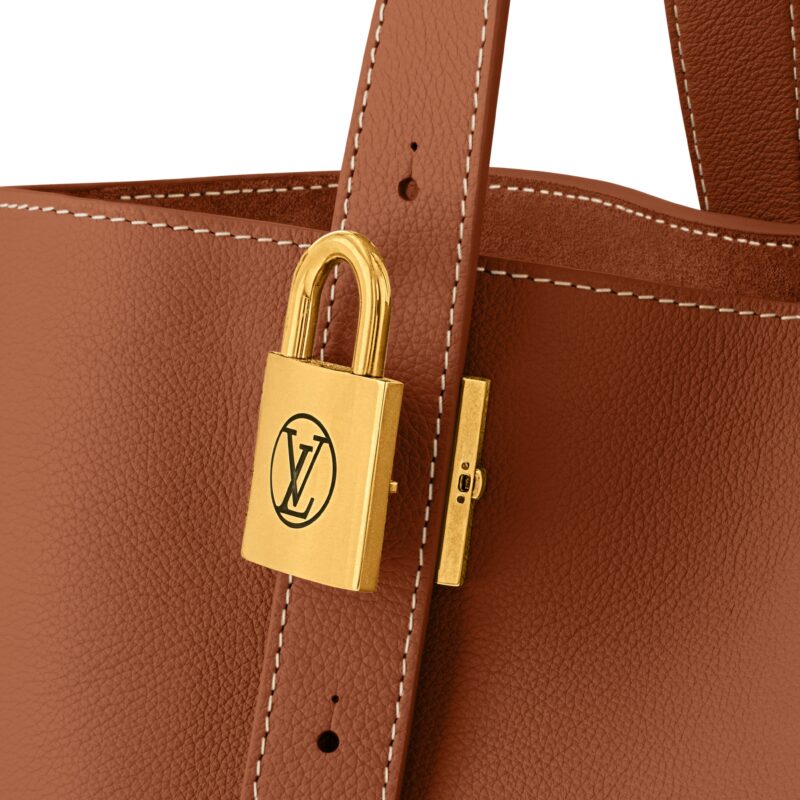 Outlet Louis Vuitton M25342 Low Key Cabas MM Cognac Brown On