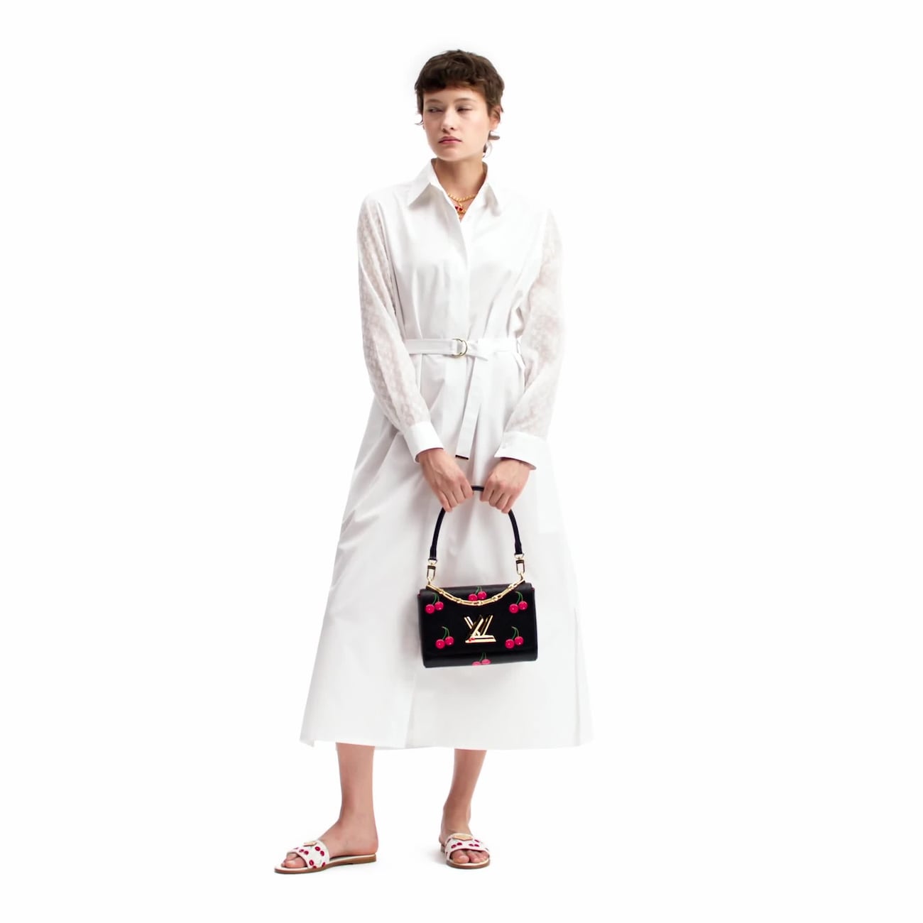 Outlet Louis Vuitton M14094 LV x TM Twist MM Black On Sale